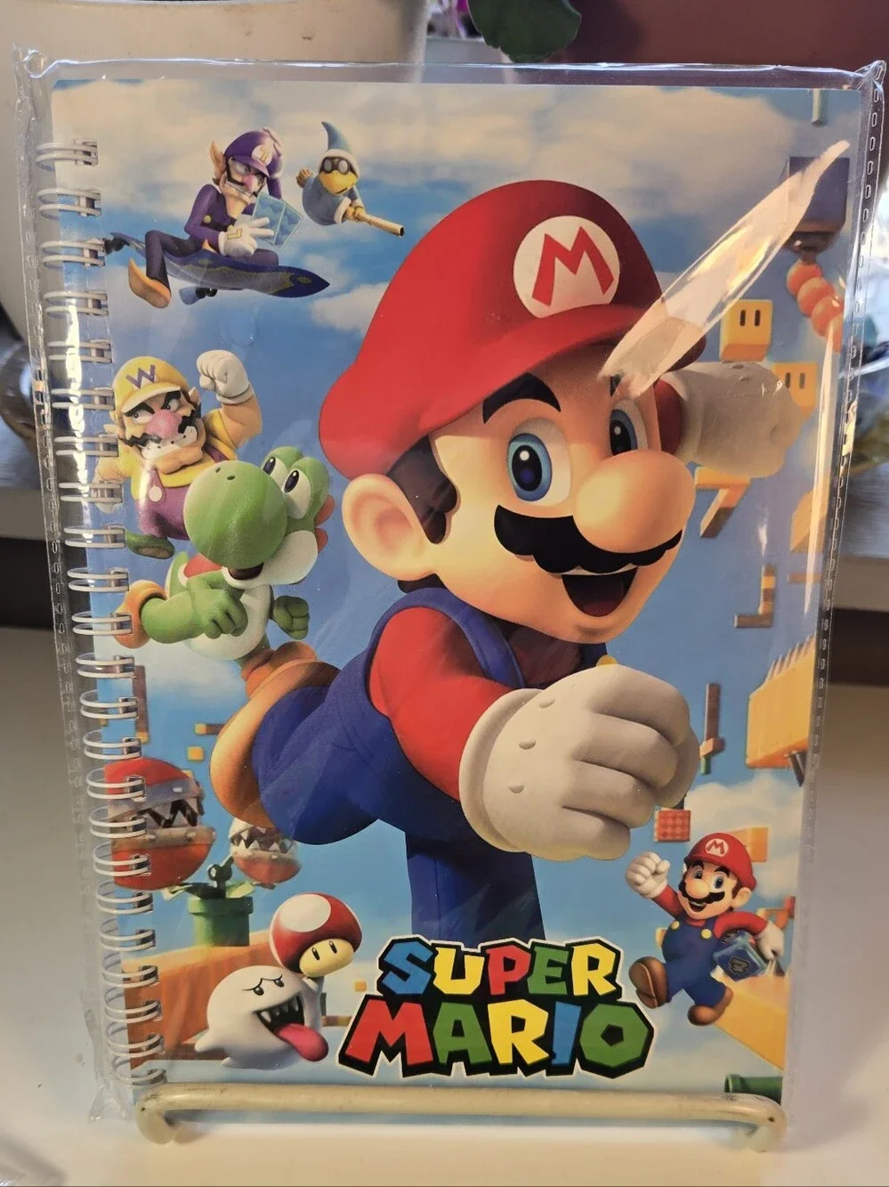 Super Mario Spiral Notebook and School Supply Bundle